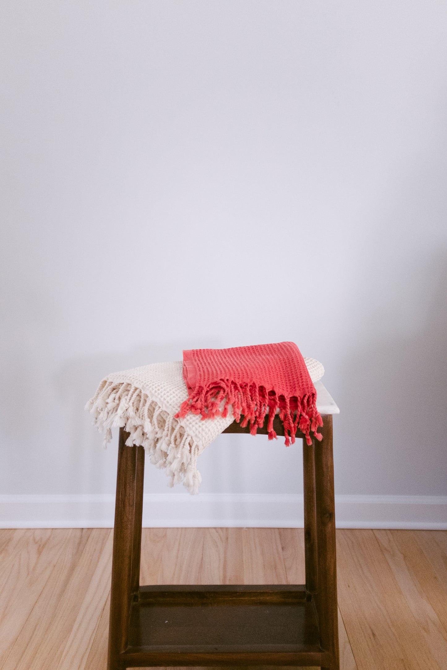 Waffle-Stone Washed-Hand Towel