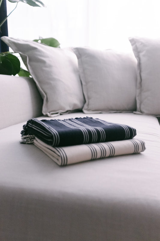 Ivory Stripe Peshtemal