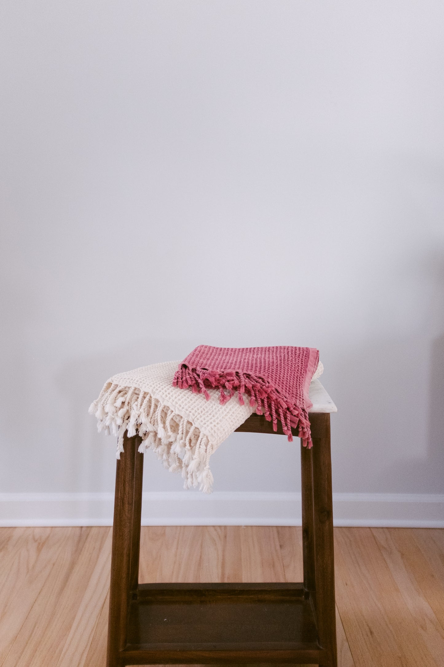 Waffle-Stone Washed-Hand Towel