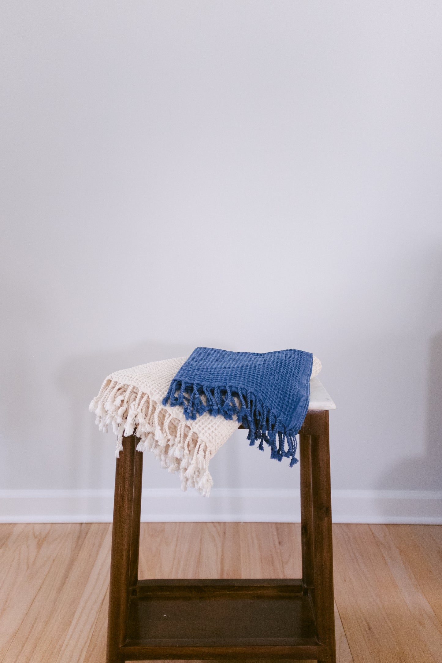 Waffle-Stone Washed-Hand Towel