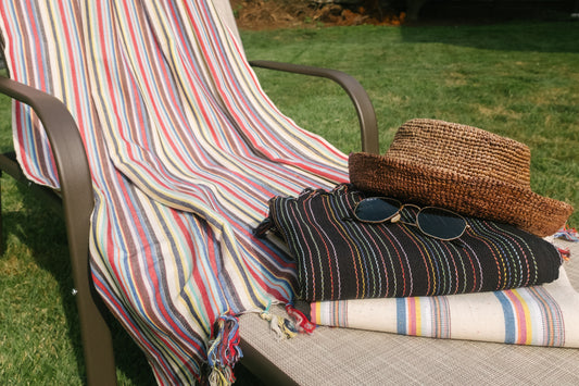 Opal Black Stripe Peshtemal